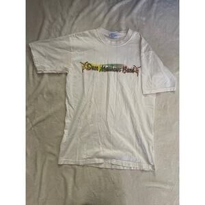 ALL SPORT Vintage Dave Matthews Band 2001 Tour T Shirt Medium White Cotton
